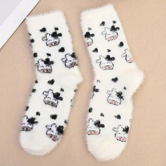 Cozy Cow Socks